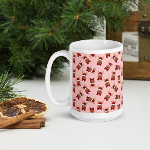 Retro Edition Christmas - White Glossy Mug - Image 5