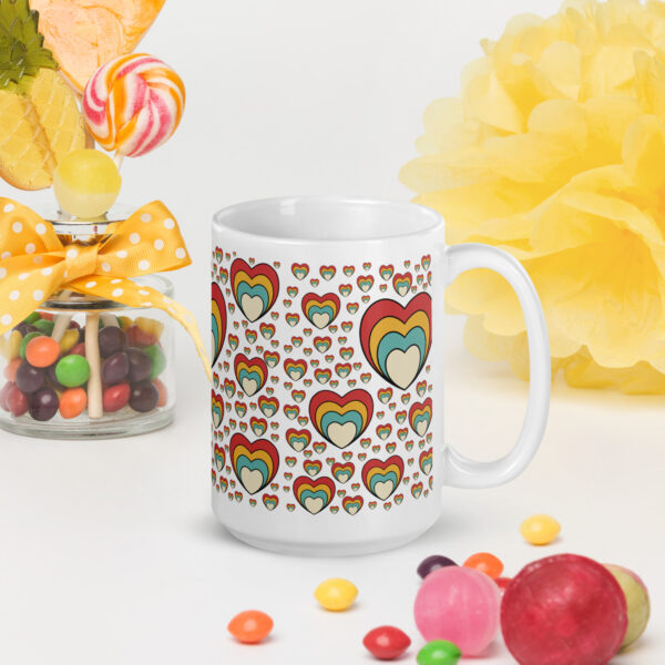 Retro Edition White Glossy Mug - Image 6