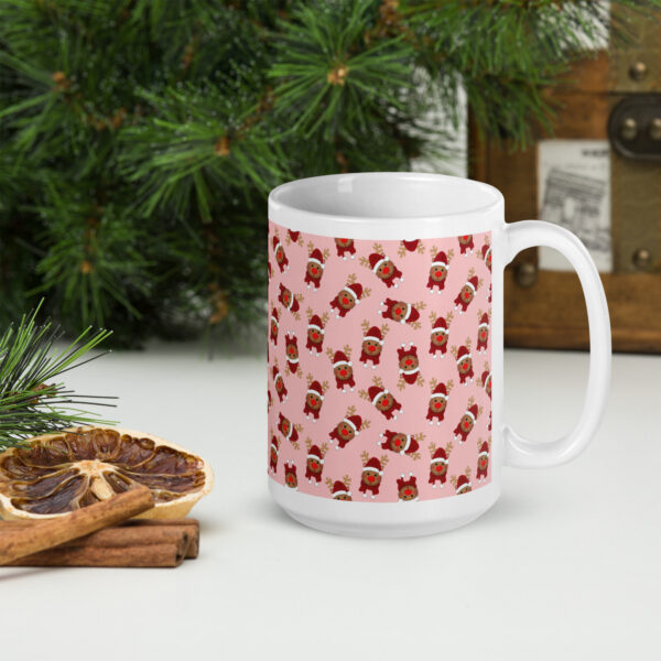 Retro Edition Christmas - White Glossy Mug - Image 6