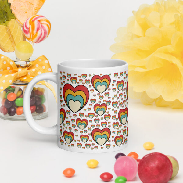 Retro Edition White Glossy Mug - Image 8