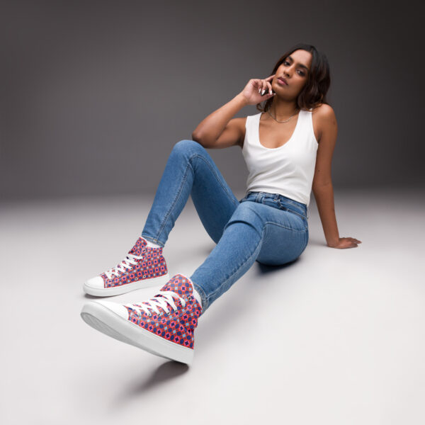 Retro Edition - Women’s High-Top Canvas Kicks - Image 14