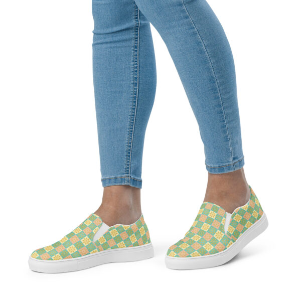 Retro Edition - Women’s Slip-On Canvas Shoes - Image 4