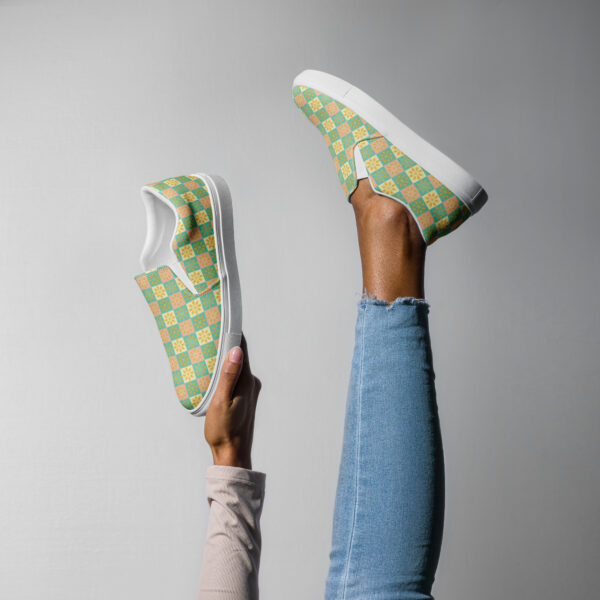 Retro Edition - Women’s Slip-On Canvas Shoes - Image 3