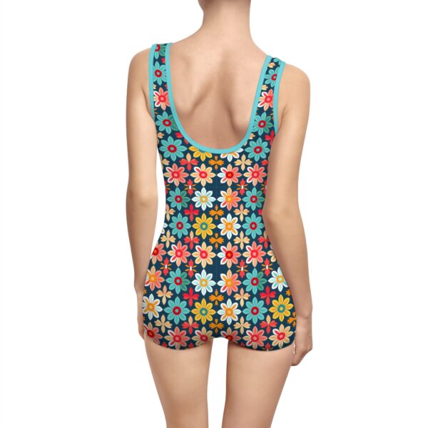 Women's Vintage Inspired - Floral Swimsuit - Image 14