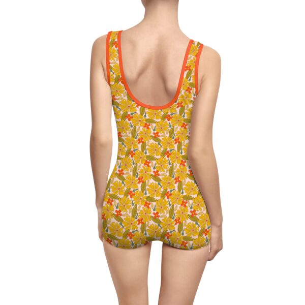 Women's Vintage Inspired - Floral Swimsuit - Image 2