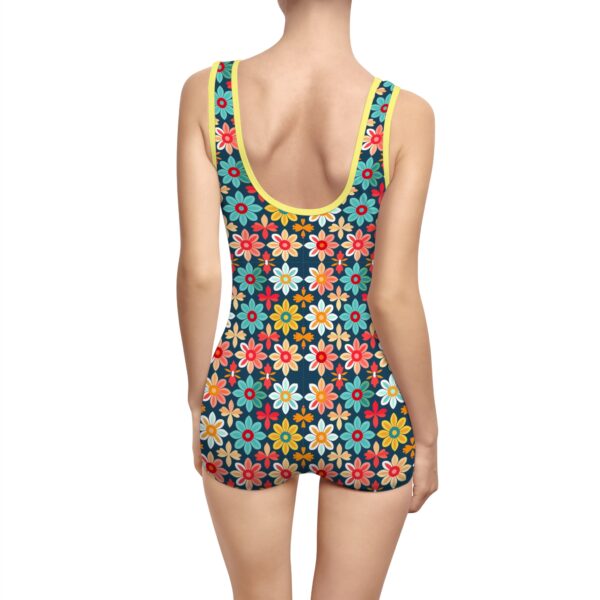 Women's Vintage Inspired - Floral Swimsuit - Image 10