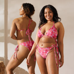 Pink Floral Bikini