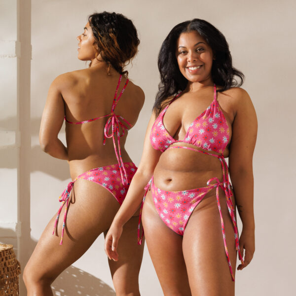 Pink Floral Bikini