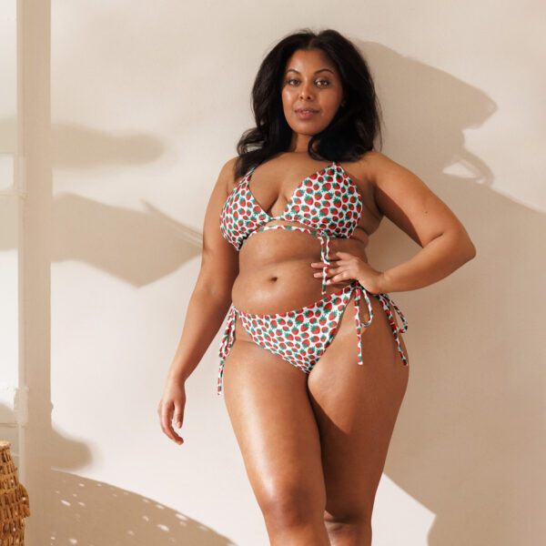 Strawberry Recycled String Bikini - Image 2