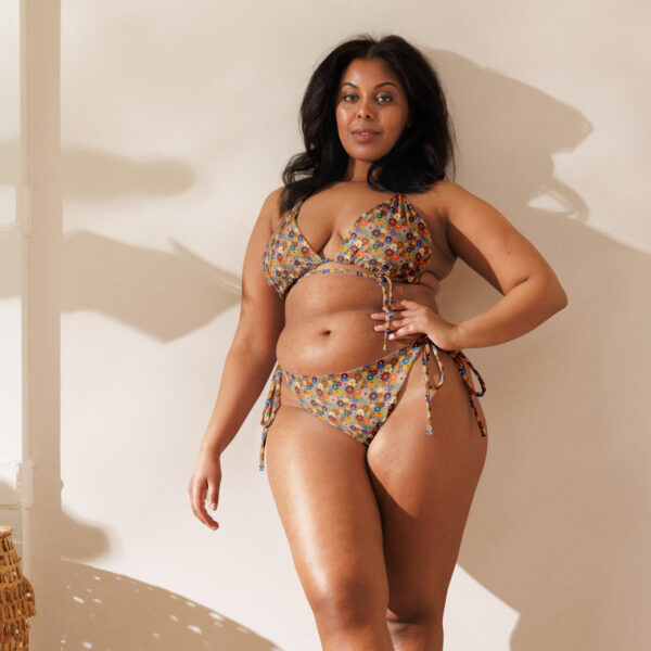 Boho Babe Floral Print Recycled String Bikini - Image 6